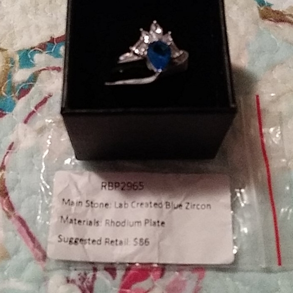 🔥RBP blue zircon and rhodium - Picture 4 of 4
